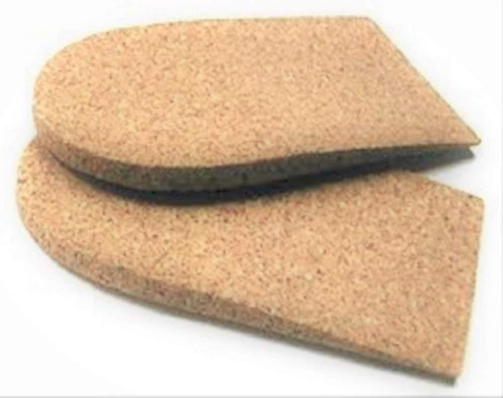 Cork Heel Lift, 1 Pair, 1/4", Medium (2 1/2" Wide)