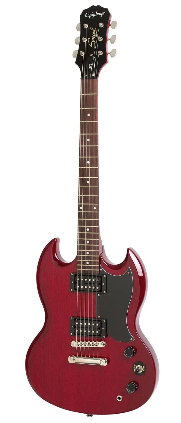 Epiphone SG-Special Electric Guitar (with KillPot) (Cherry Red, Lam Alder/Maple Body, 24.75 Scale Maple Neck) (Exclusive to Amazon)
