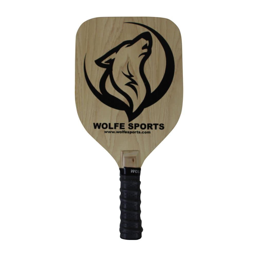 Wolfe Wooden Pickleball Paddle/Premium - Black
