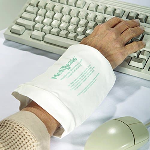 Moist Heat Microwave Heating Pad & Cold Pack Wrap Carpal Cuff For Wrist