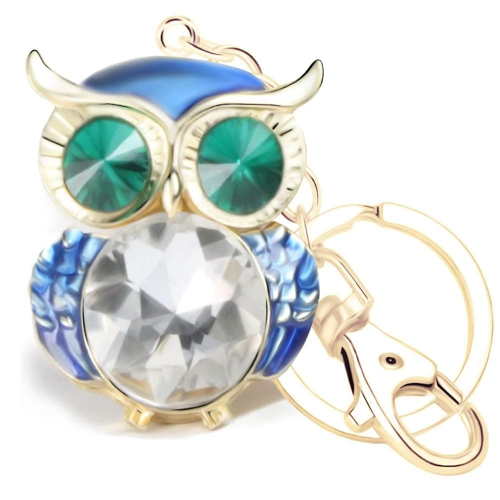 bag charm 'Owl', adorned with crystals