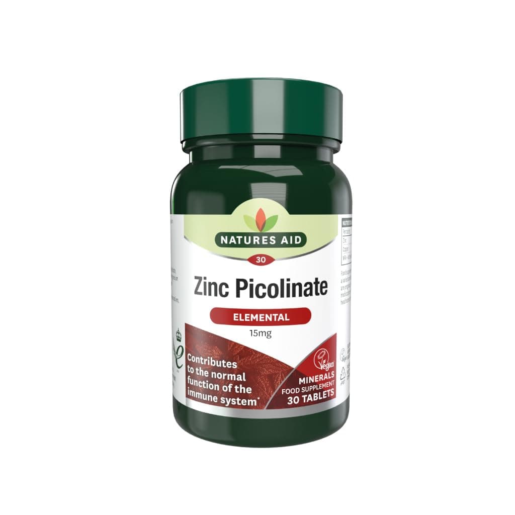 Minerals - Zinc Picolinate 15 Milligrams 30 Tablets