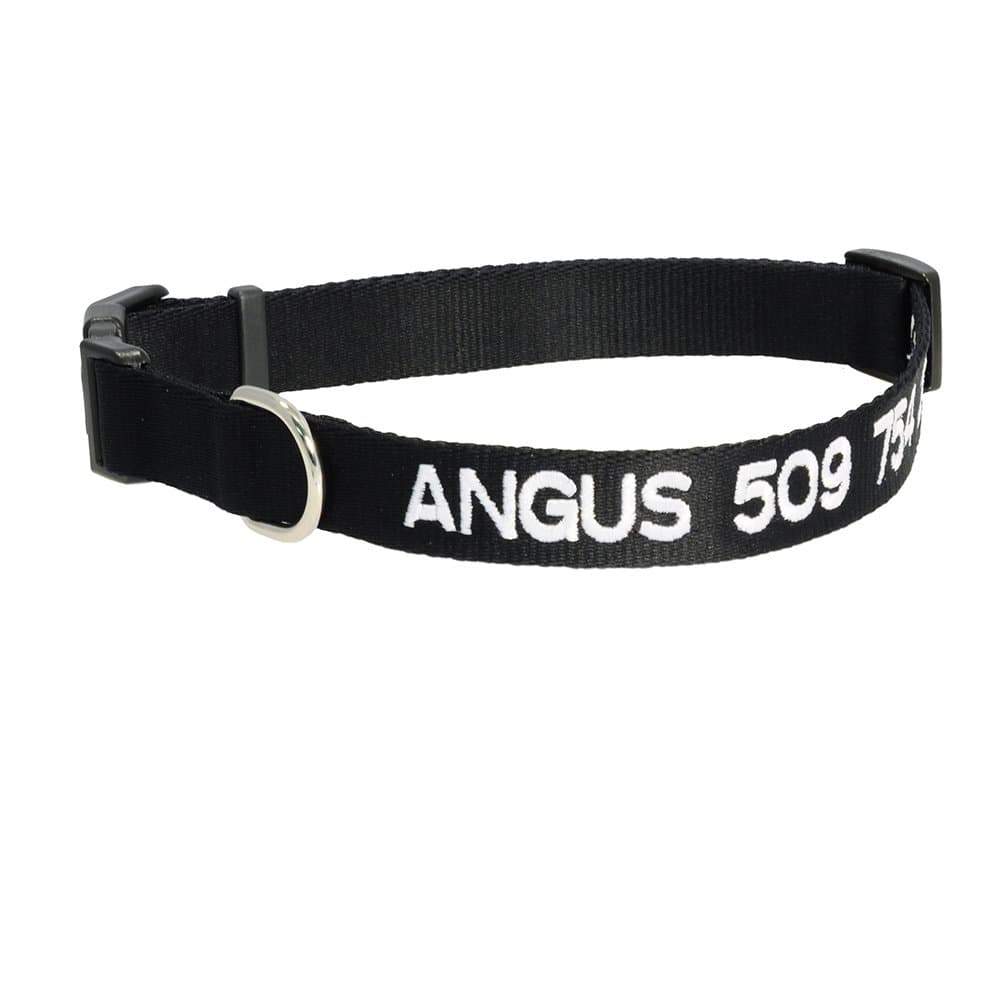 Embroidered Dog Collars. Dog ID Collars. Premium Quality