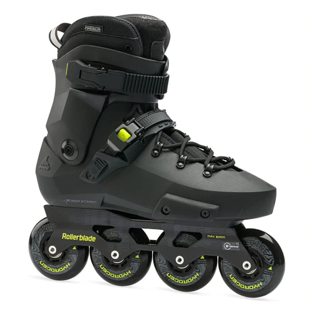 Rollerblade ツイスター XT メンズ 大人用 フィットネス インラインスケート ブラック/ライム アーバンパフォーマンス インラインスケート