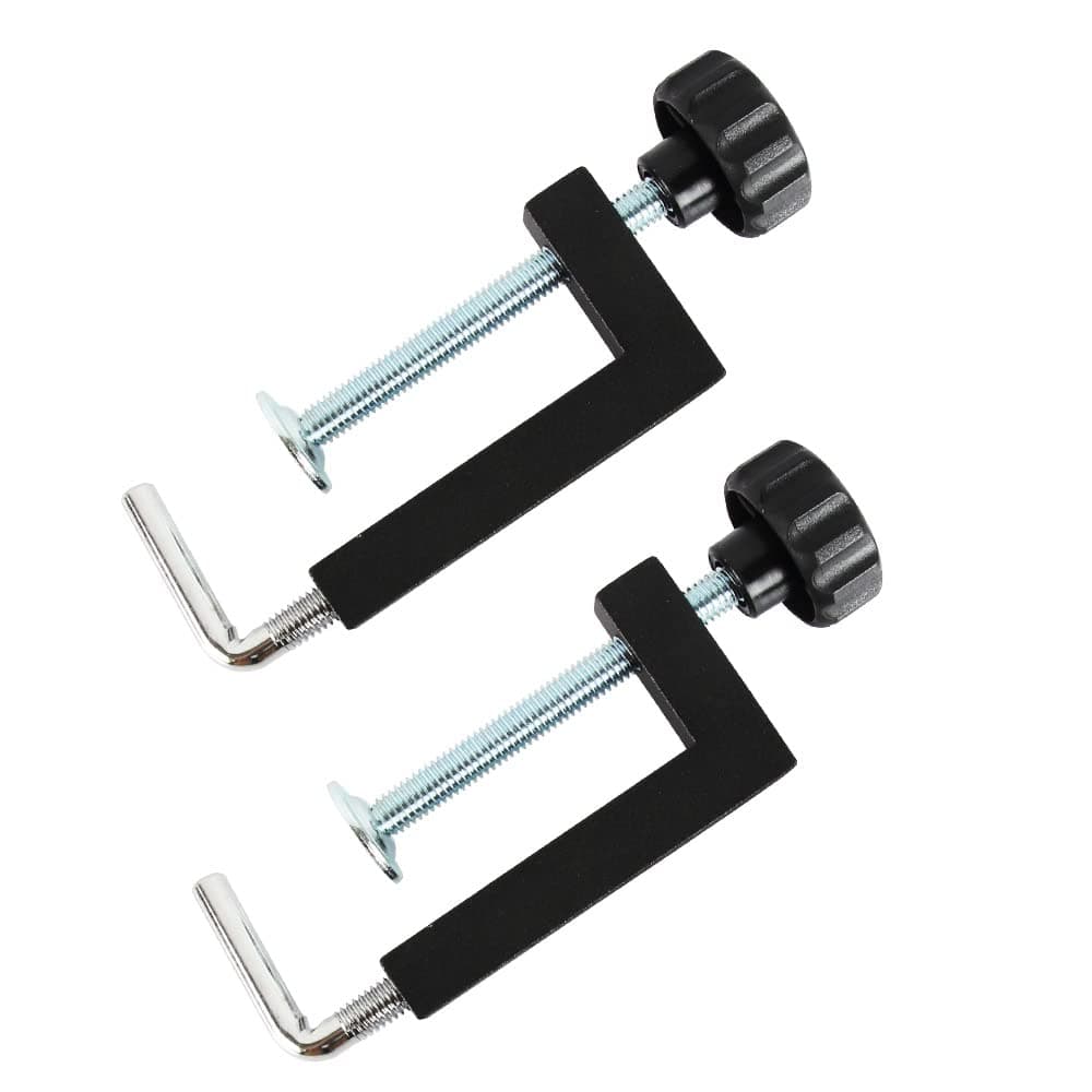 O'SKOOLAdjustable Universal Fence Clamp 2-Pack Ideal for Clamping Sub Fences to Table Saws and Can Be Used to Hold Jigs and Fixtures in Place