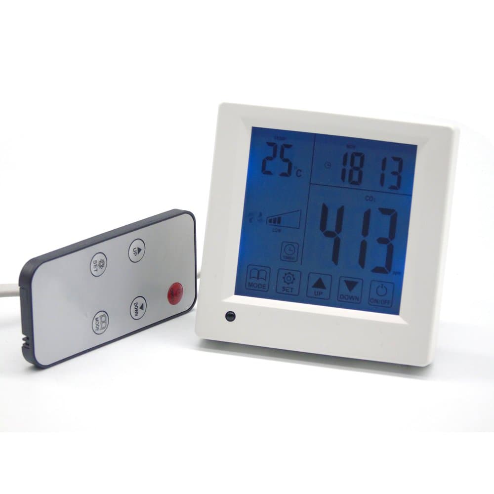 Remote control Indoor air quality co2 monitor/detector/controller ventilator spe