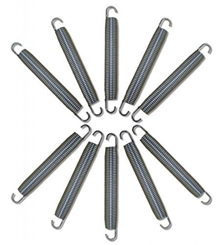 Gigajump®, 10 x trampoline replacement springs 21.5 cm / 8.5 Inch length (#301088)