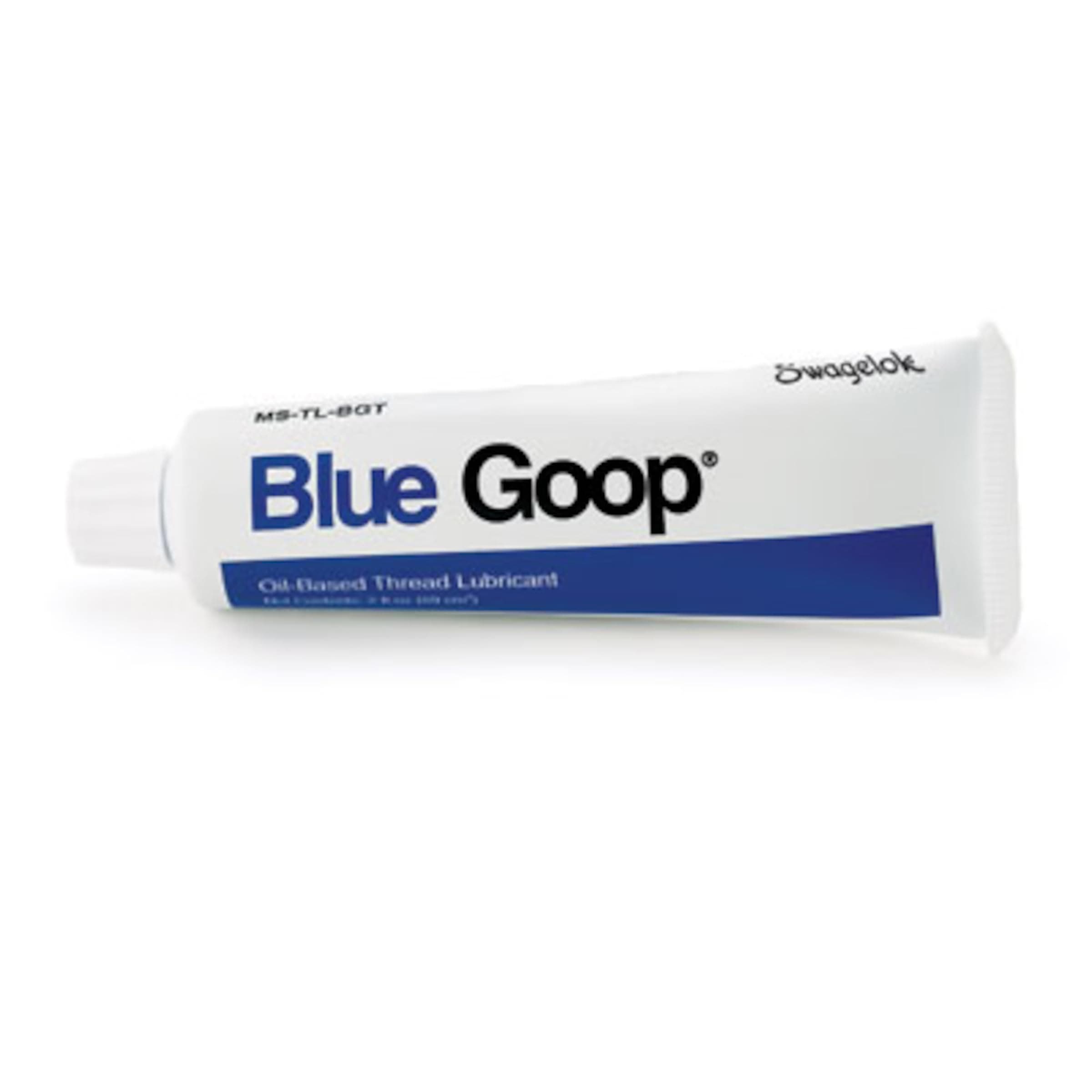 Swagelok Blue Goop Thread Lubricant, Oil Based, 2oz | for use with Stainless Steel, Steel, Titanium, Aluminum, and Nickel-Based alloys; Temperatures up to 400deg F | MS-TL-BGT