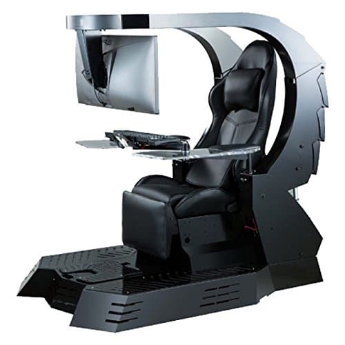 J20 Imperator Works Recline Chair Computer Workstation Classic Design Form 2015 can Support 3 Monitors
