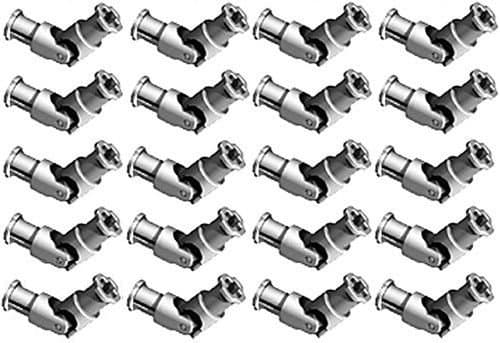 LEGOTechnic 20 pcs NEW LIGHT GREY UNIVERSAL "U" JOINT 3L Lot pack robot motor robotics advanced building mindstorms EV3 NXT part piece 61903 62520c01