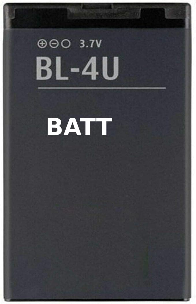 Batt® Battery Compatible with Nokia BL4U BL 4U BL-4U 3120 5530 8800 E66 E75 900mAh