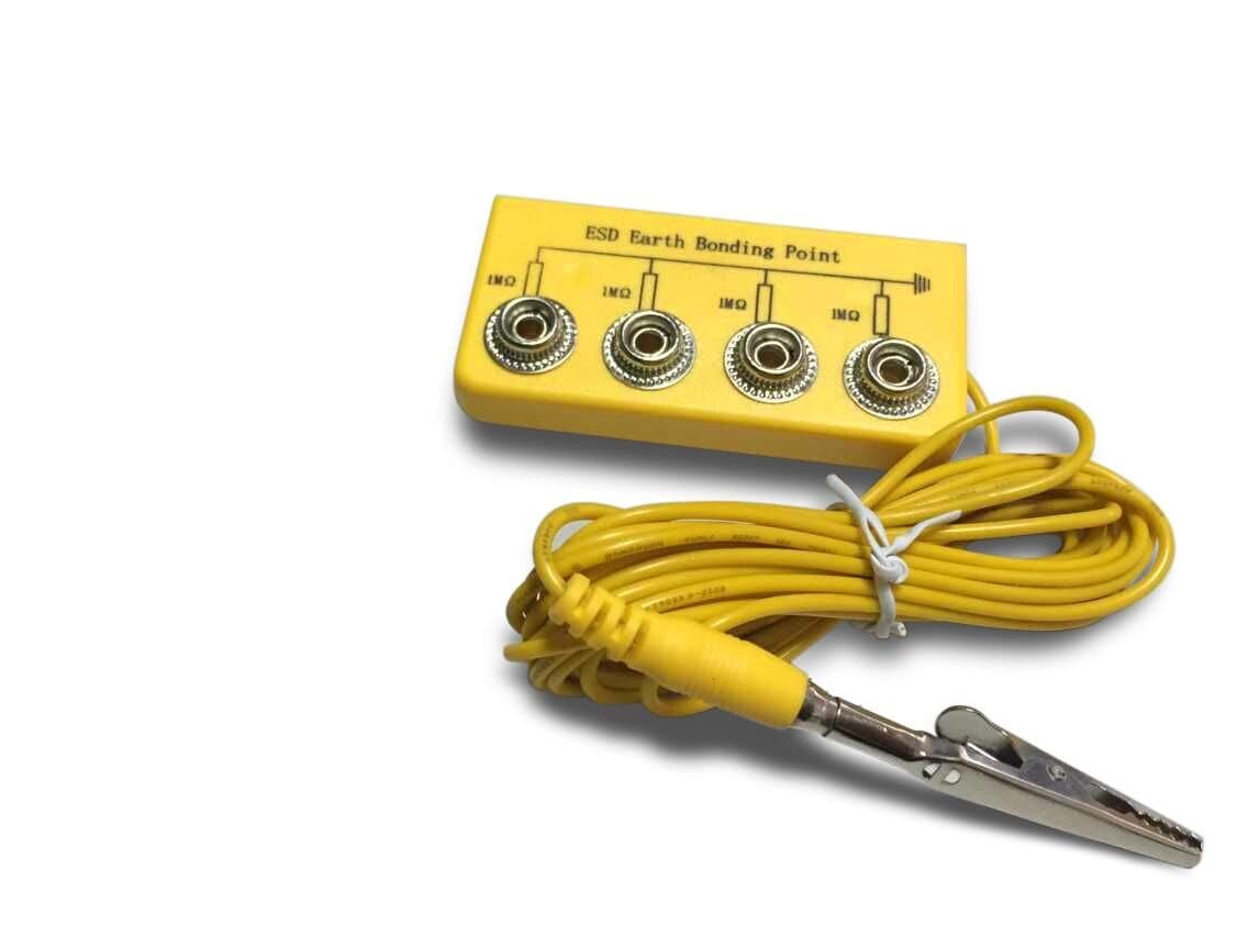 Maxsharer Anti-static Earth Bonding Point ( 10mm Stud 10ft Cord)