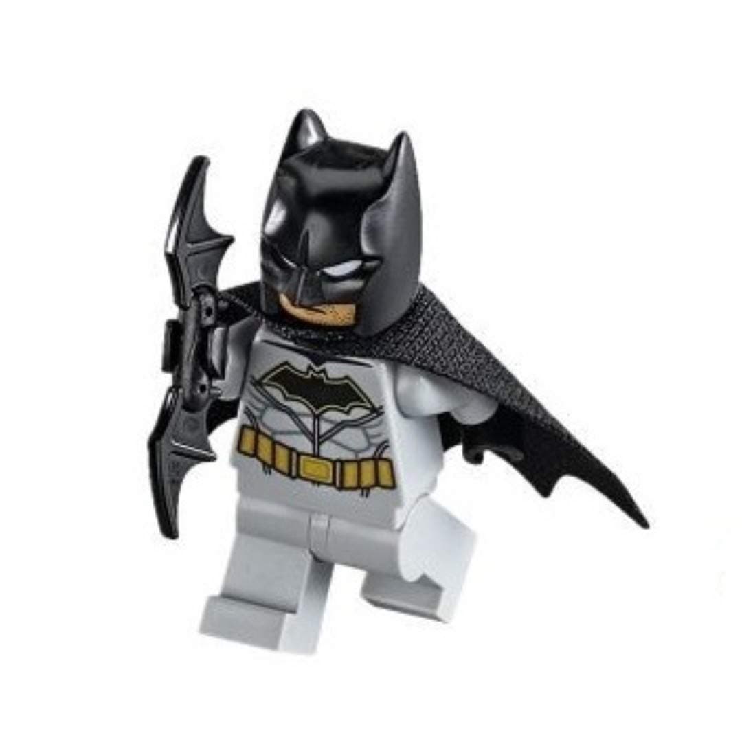 Superheroes: Grey Batman Minifigure with Batarang