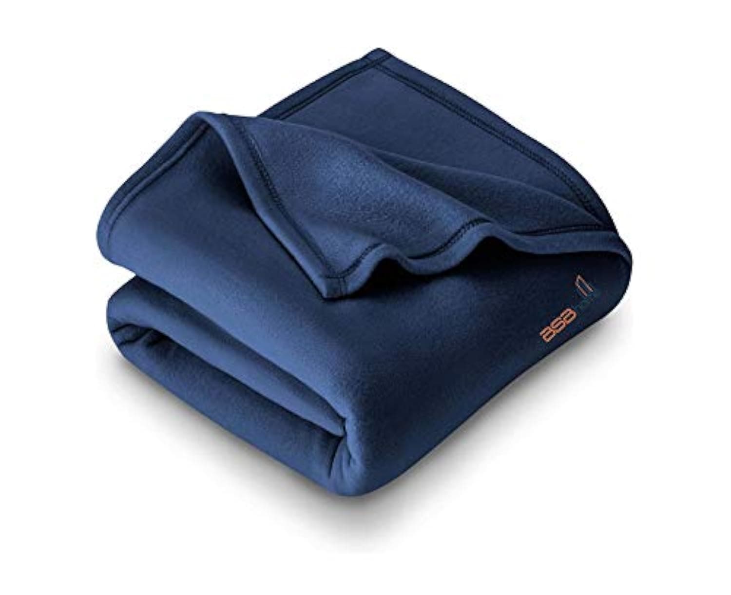 BSB HOME® 300 GSM Special for Heavy Winter Plain Light Weight Polar Fleece Blanket for Single Bed (152x220 cm, Color-Blue)