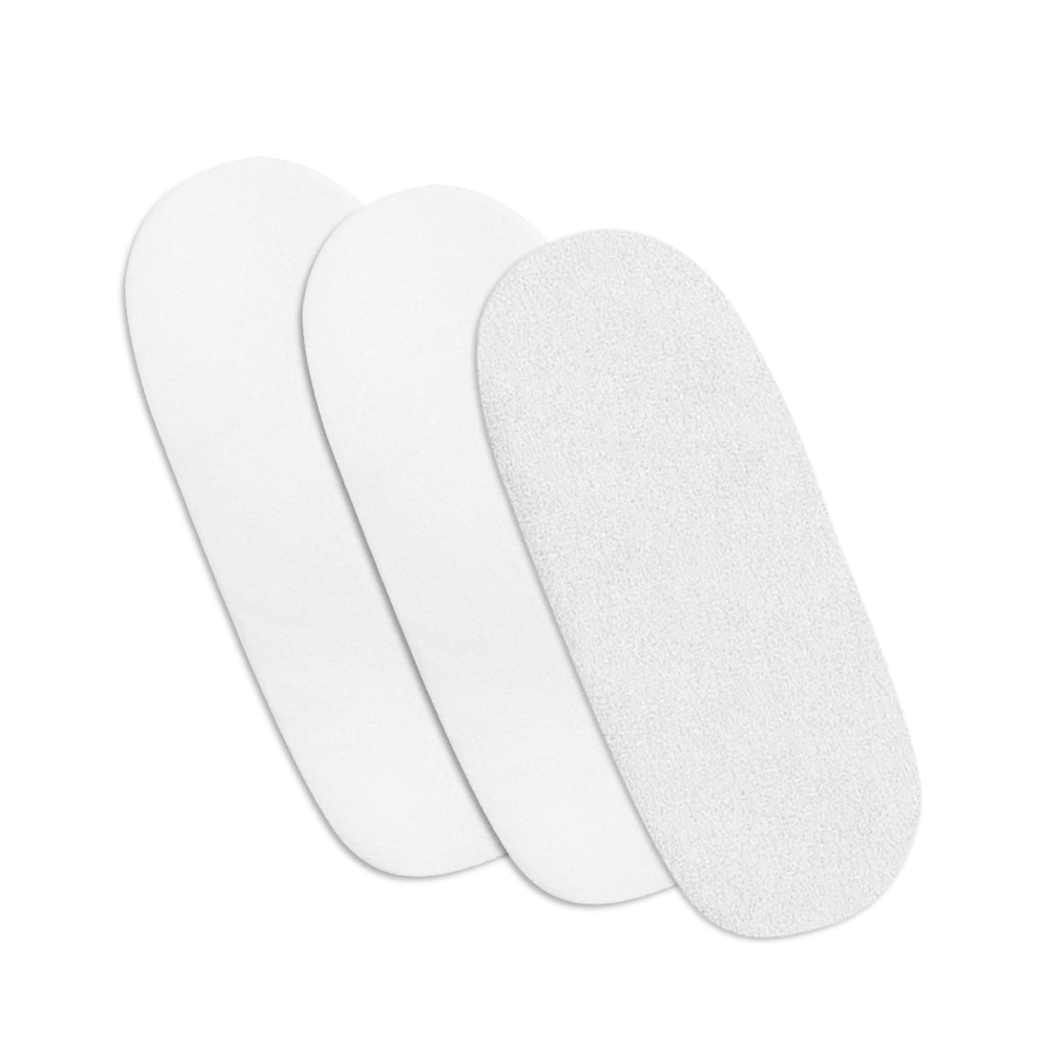 3 Pcs Moses Basket Fitted Sheets - 100% Pure Cotton 2 Fitted Sheets + 1 Waterproof Mattress Protector with 145 GSM Terry Fabric (73-76 x 28-30 cm, White)