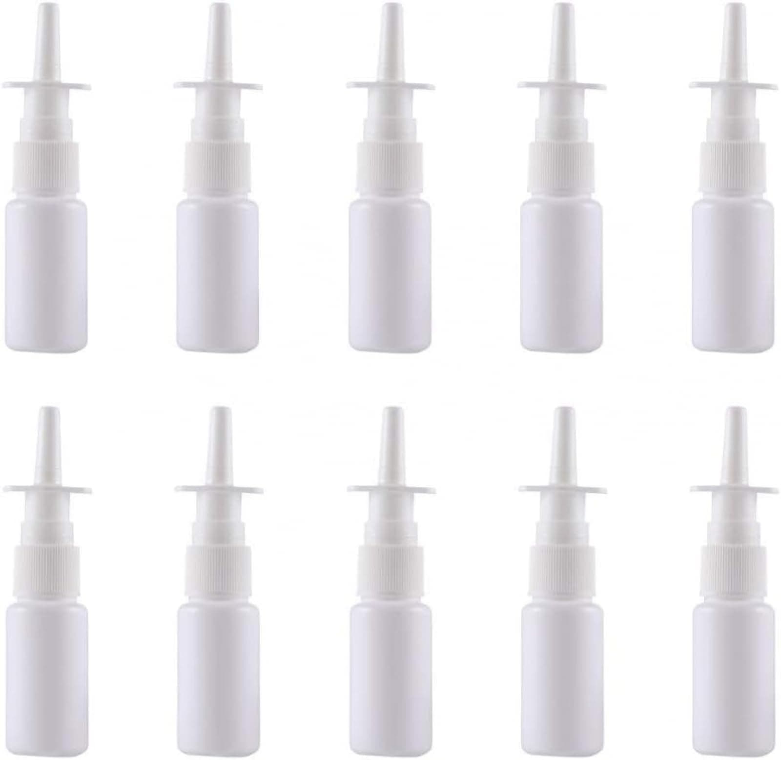 Y&D20Pcs Empty Spray Bottle Direct Injection Bottle Nasal Sprayer Bottle For Nose Cleaning(10ML)