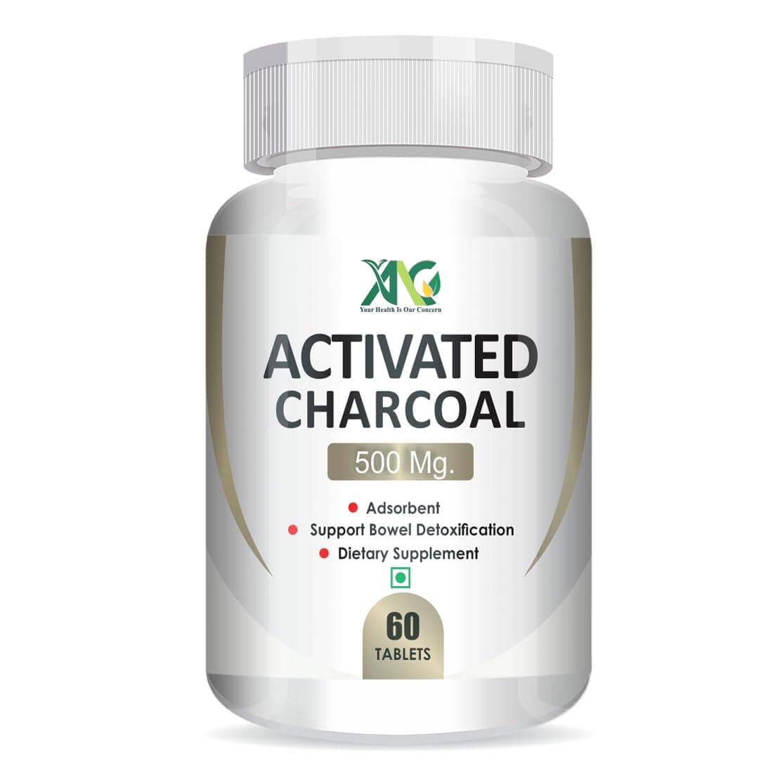 ANC Activated Charcoal - 500Mg (60 Tablets) (Activated Charcoal)