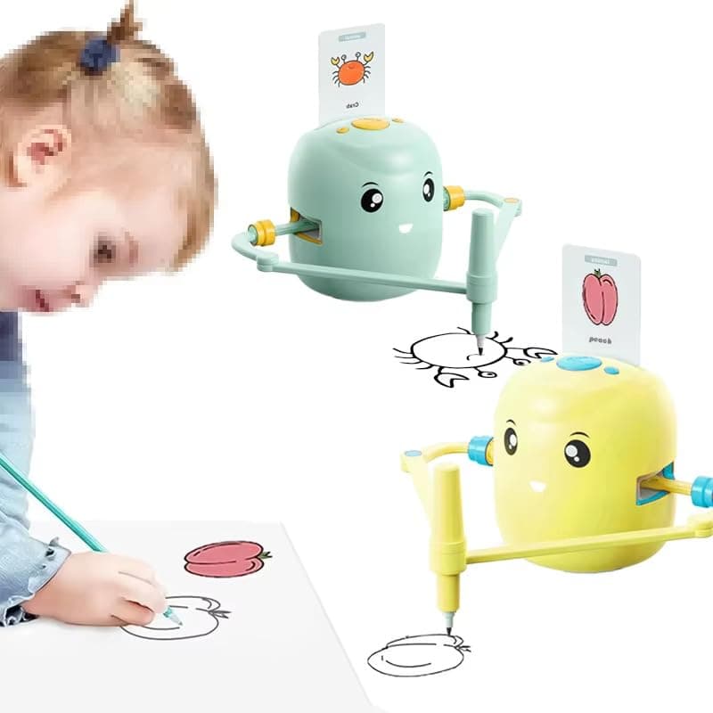 Smart Drawing Robot Set, Upgraded Model (Green)