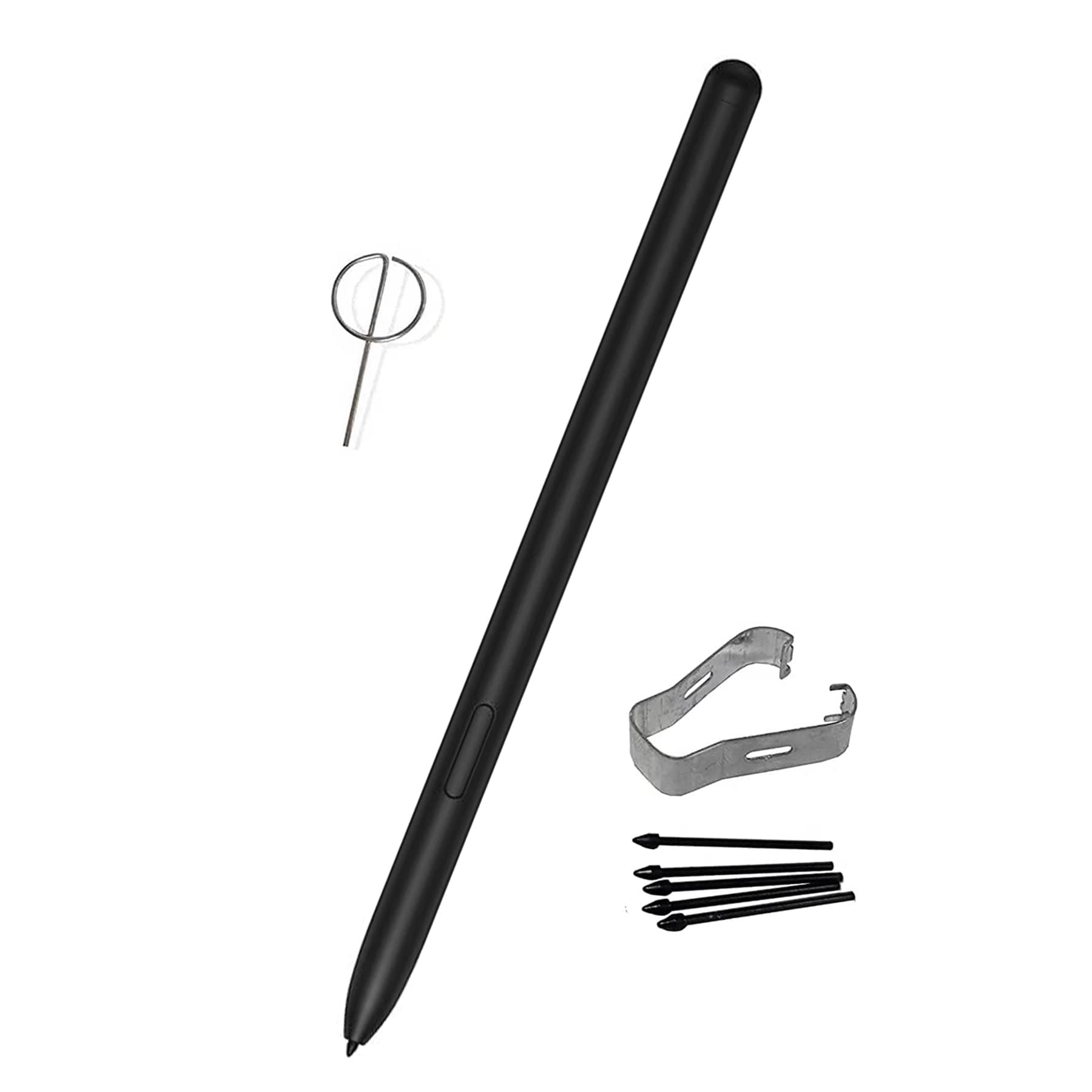 PCTC Tab S8 S Pen Replacement for Samsung Galaxy S8 S8 Plus S8 Ultra (EJ-PT870BJEGUJ) Touch Pen Stylus Pen (WithoutBluetooth) + Tips + Eject Pin(Black)