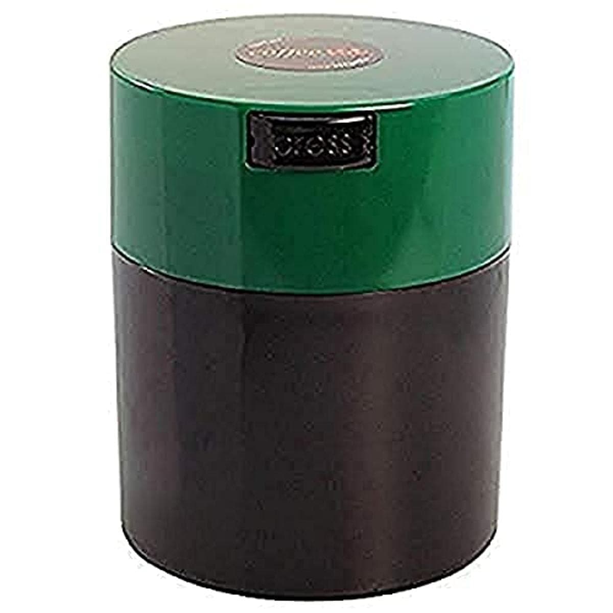 1/2 lb - The Ultimate Vacuum Sealed Coffee Container, Green Cap & Black Body