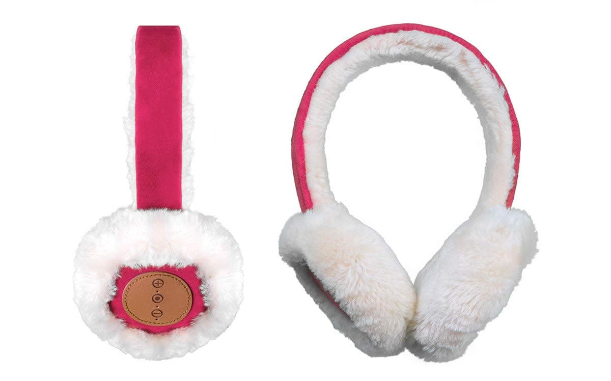 Avanca Bluetooth 4.1 Audio Earmuffs with Integrated Speaker and Microphone - Fuchsia Pink