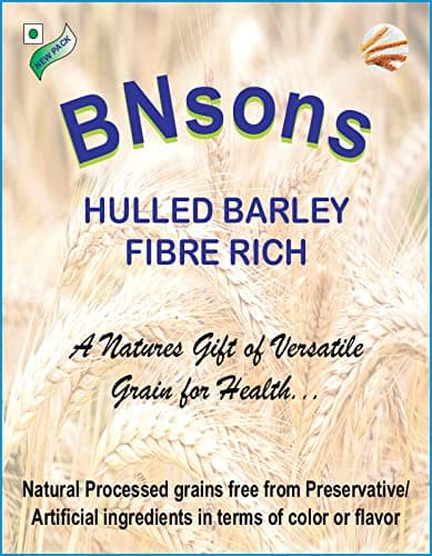 BNsons A Natural gift Versatile Grain for Health Hulled Barley - 1.25Kg