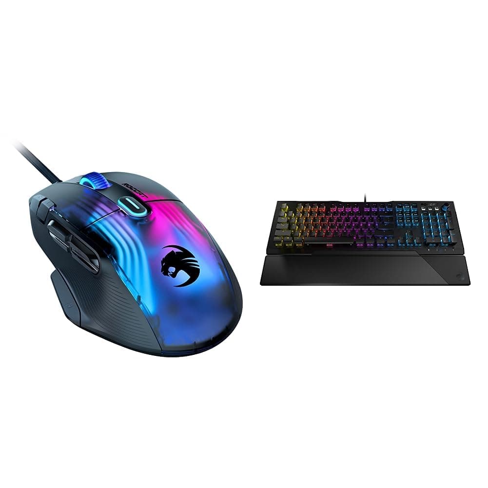 ROCCATKone XP Gaming Mouse + Vulcan 121 Mechanical Gaming Keyboard Bundle