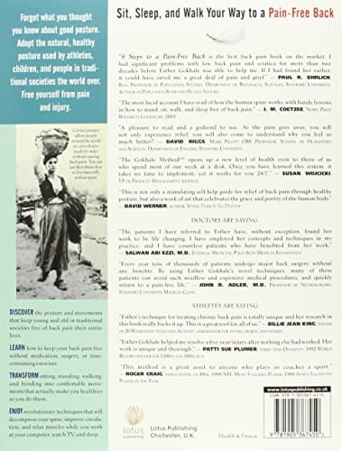 8 Steps to a Pain-Free Back: Natural Posture Solutions for Pain in the Back, Neck, Shoulder, Hip, Knee, and Foot