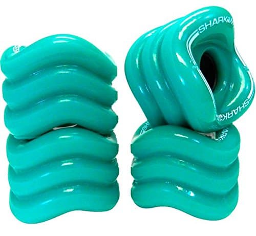 SHARK WHEEL Sidewinder Longboard Wheels 70 mm / 78A (Set of 4) + Fantic26 Sticker