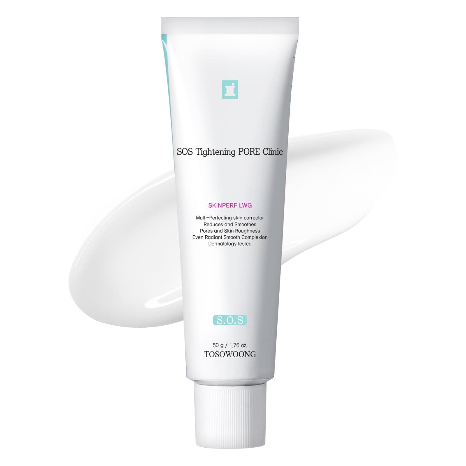 TOSOWOONG Pore Refiner Cream, Face Cream, Pore Extractor, Pore Minimize & Reducer and Remover. Best Pore Minimizer Treatment. Moisturizer for Oily Skin. K Beauty, Korean Skincare, 50g, 1.76 oz.