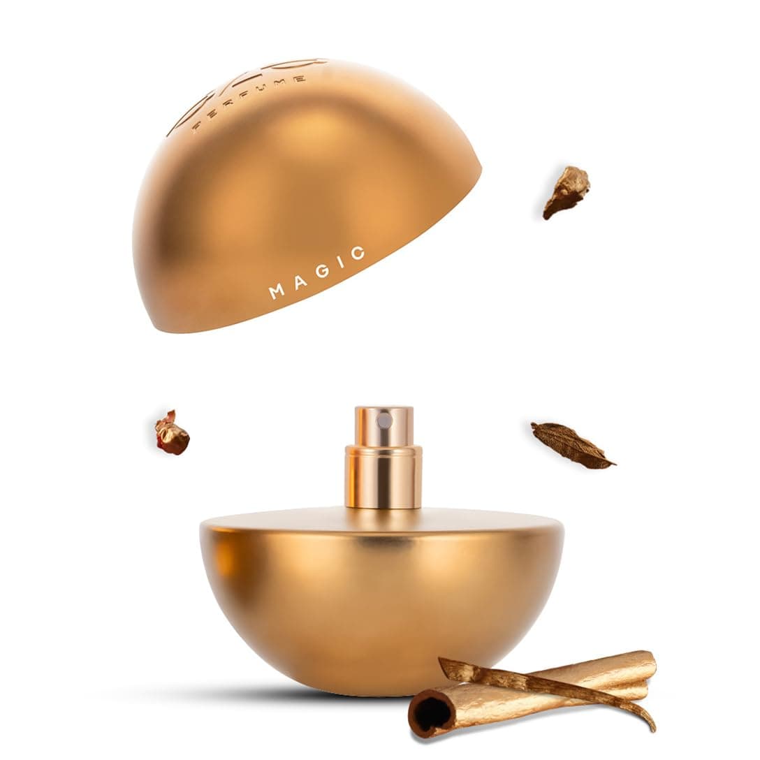 Perfume Elevate Magic Perfume For Men - 75ml | Premium Long Lasting Fragrance with Cinnamon, Lavender & Deep Blend of Spices, Amber, Leather, Oud & Woods | Bold Masculine Scent