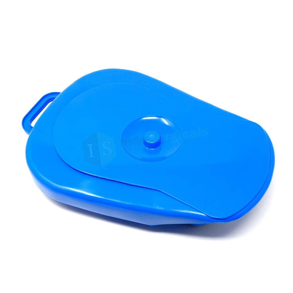 IS IndoSurgicals Unisex Polypropylene Bed Pan with Lid