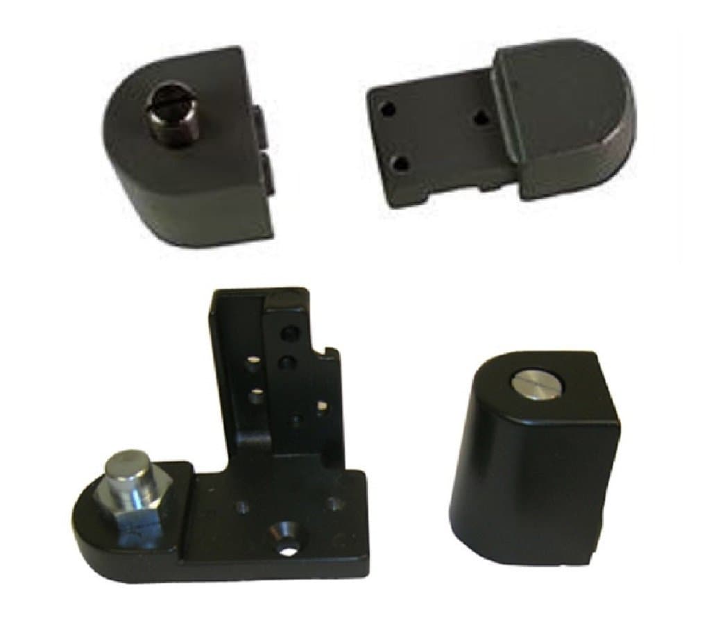 Pacific Doorware Kawneer Style TOP & Bottom Pivot Hinge Set for Commercial Adams Rite Type Storefront Door Choose Handing & Finish (Right Hand in Dark Bronze)