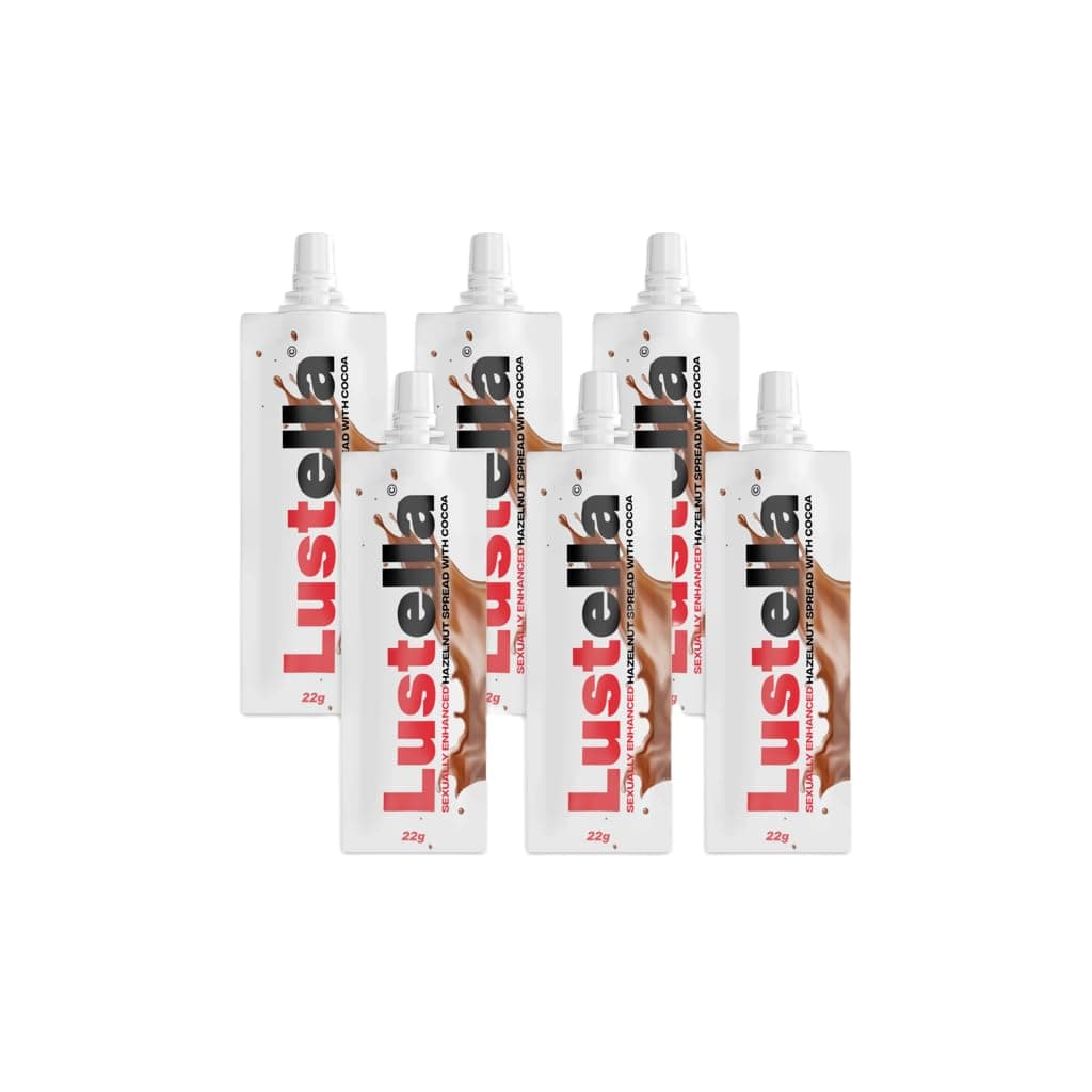 Lustella Infused Hazelnut Chocolate Spread - Fun for Couples (6 pack)