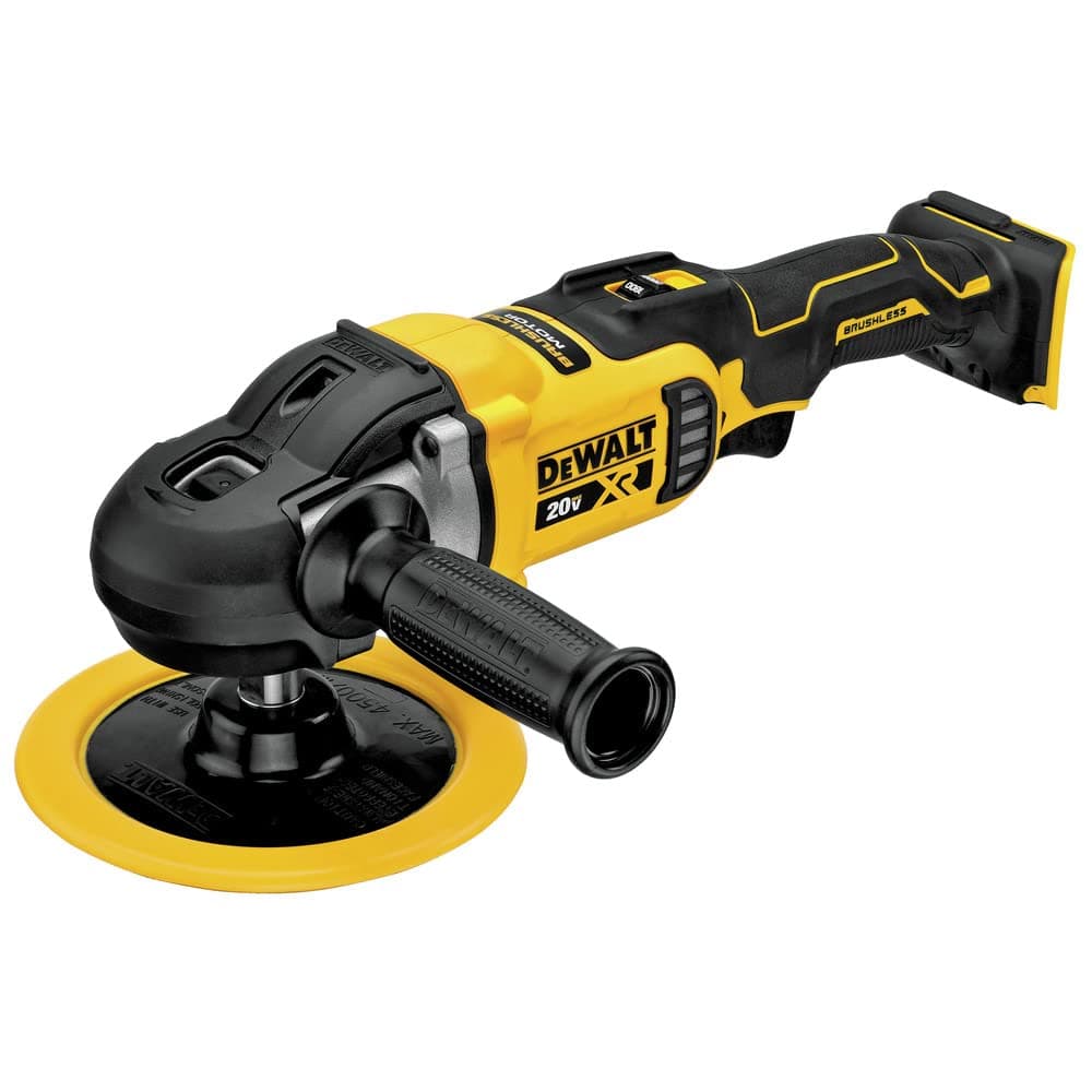 DEWALT 20V MAX* XR Cordless Polisher, Rotary, Variable Speed, 7-Inch, 180 mm, Tool Only (DCM849B)