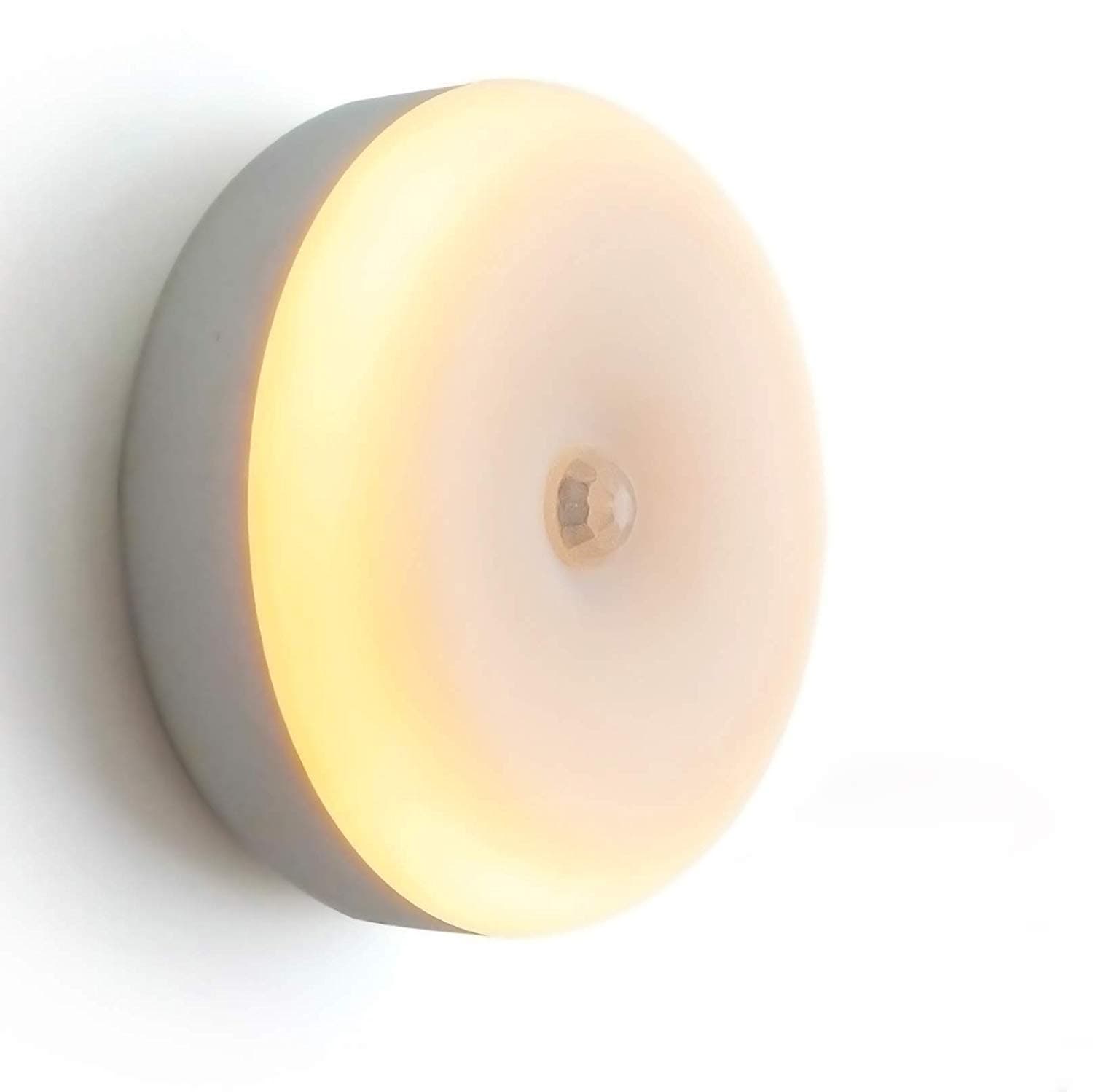 Jadada Motion Sensor Night Light, Battery Powered LED Step Light (Including Batteries), Stick on Anywhere, Wall Light, Magnet Closet Lights, Safe Lights for Stairs, Hallway, Bathroom