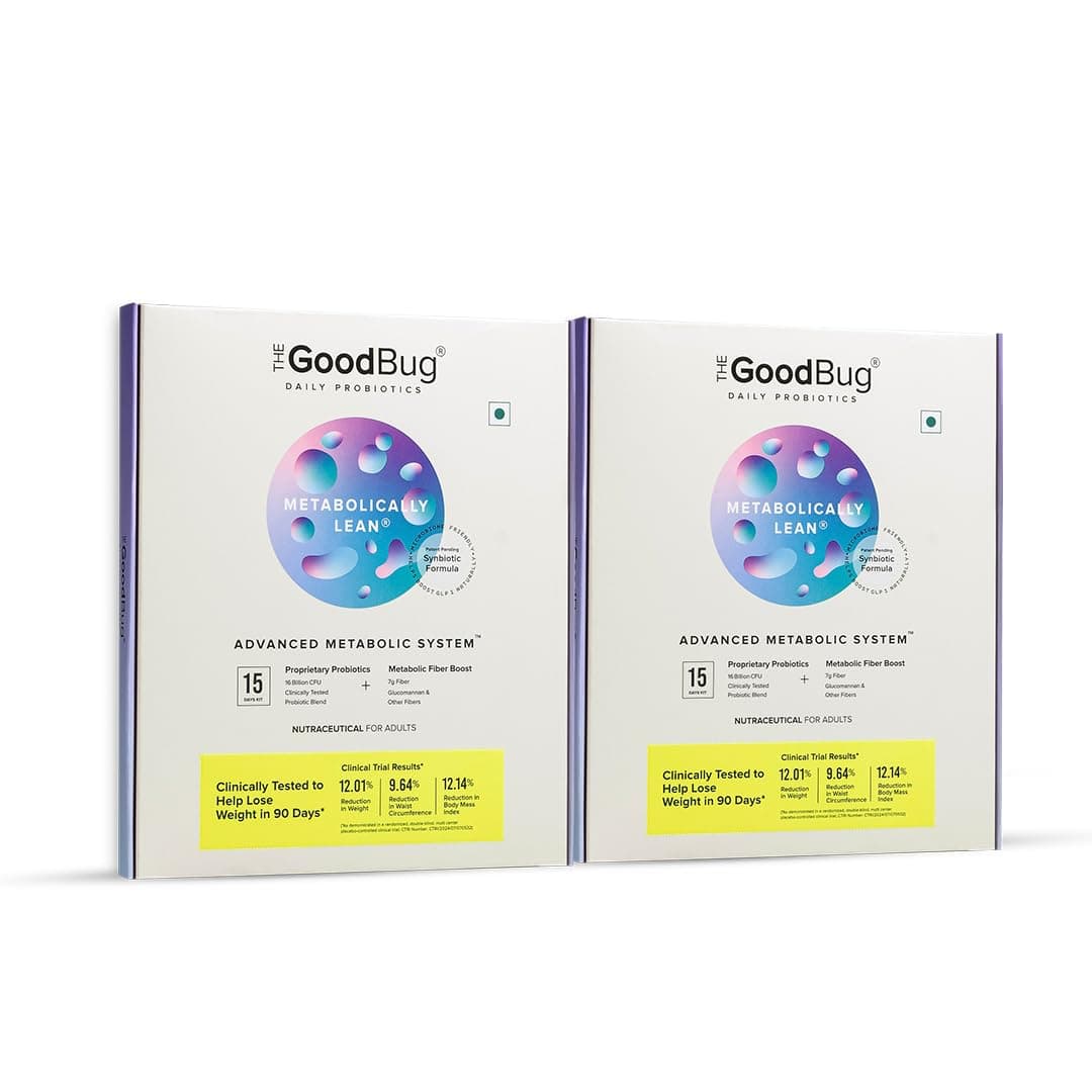 The Good Bug Metabolically Lean: Advance Metabolic System | Weight Loss | 16 b CFUs Probiotics Supplement + L-Carnitine + 7g Prebiotic Fiber | Boosts GLP1, Metabolism & Reduces Cravings Naturally