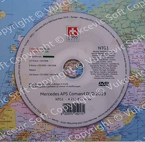 Mercedes Navigation Update DVD 2018/2019 NTG 1 E klass CLS SLK Green