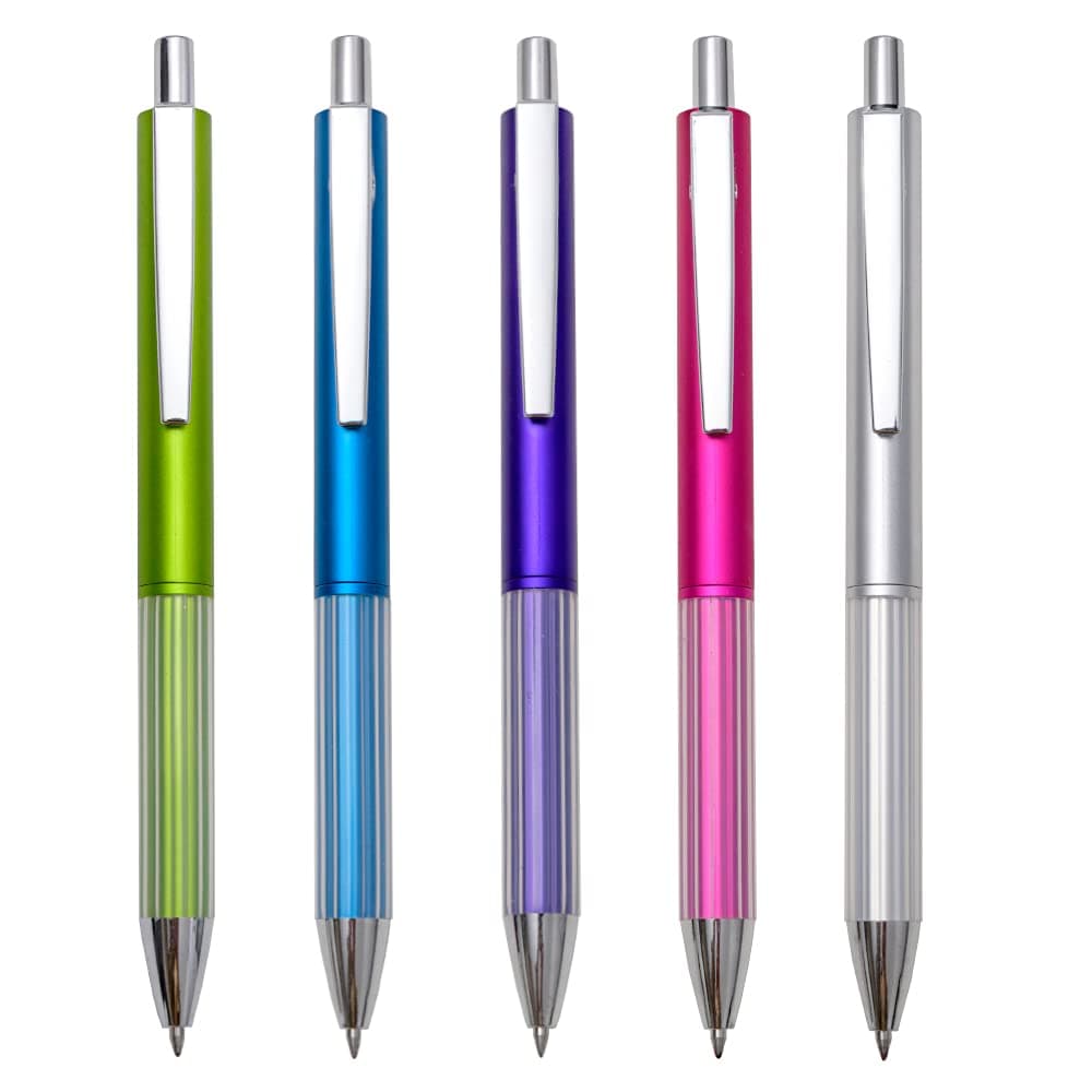 MiSiBao Ballpoint Pens Black Ink 1mm Medium Point Work Pen with Super Soft Grip Pen for Men Women Retractable Office Business (5-count style1)