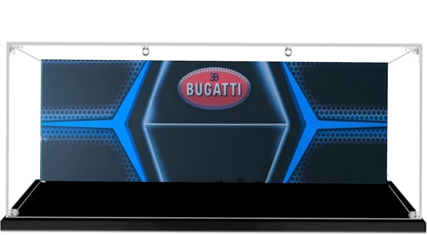 Display Case Compatible with Lego Technic Bugatti Chiron 42083, 3MM Acrylic Display Box Compatible with Lego 42083 (No Model Set Included)