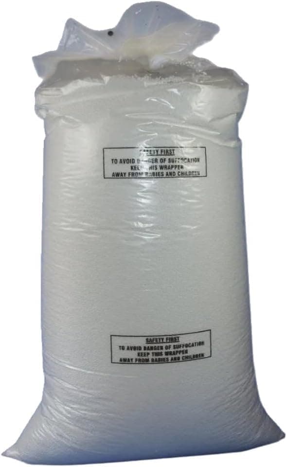 Silver Star Bean Bag Filling Refill Booster Polystyrene Beads, Various Sizes (2 Cubic Feet)