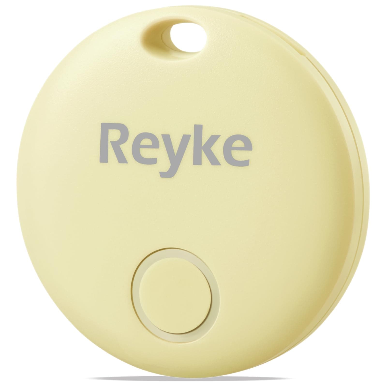 Reyke Smart Tag, Air Tracker Luggage Tracker, Works with Apple Find My (iOS Only), Item Locator for Key, Luggage, Backpack, Wallet, IP67 Waterproof, Yellow