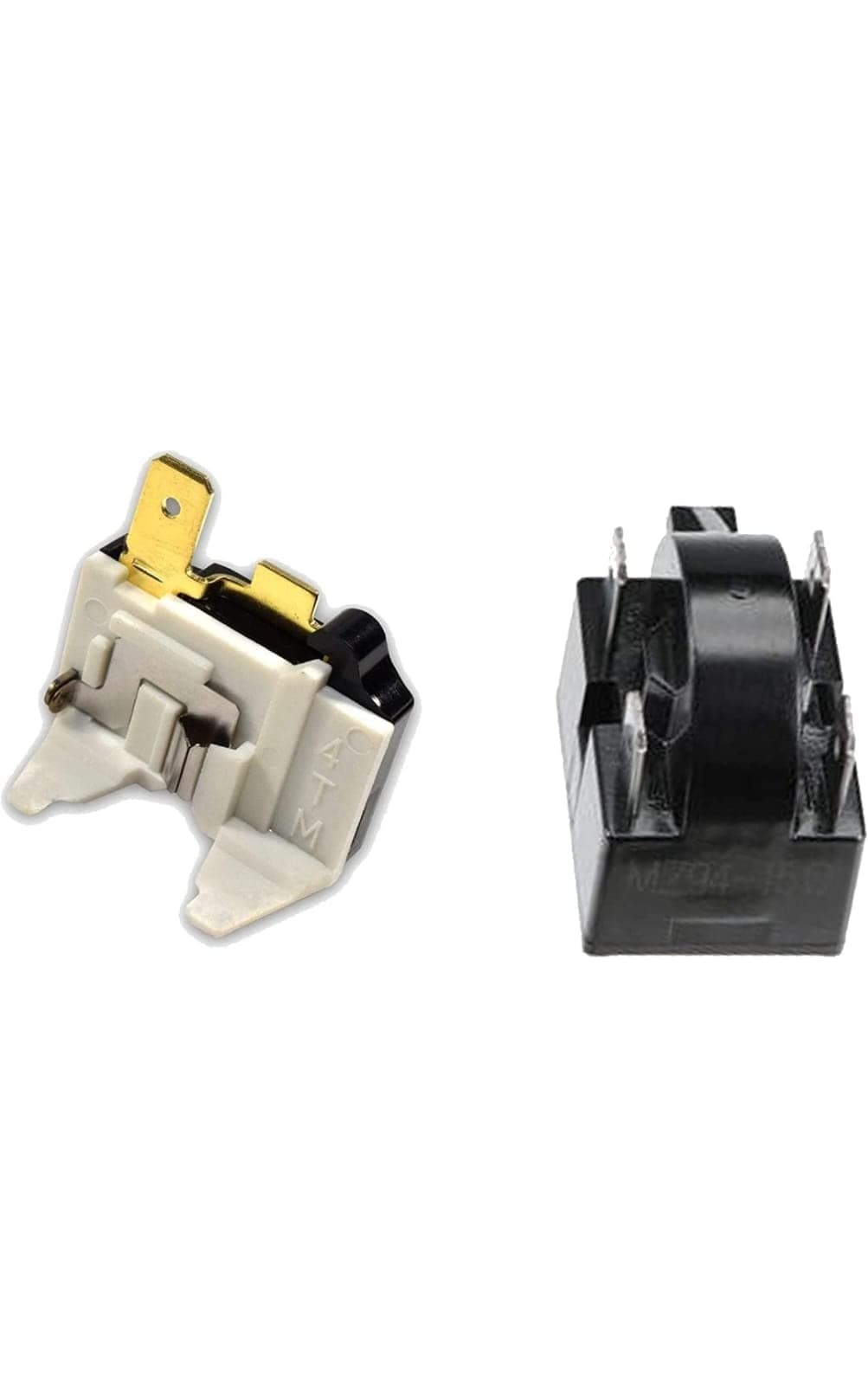 Refrigerator PTC Start Relay Overload 4 Pin, color: black 1 Set