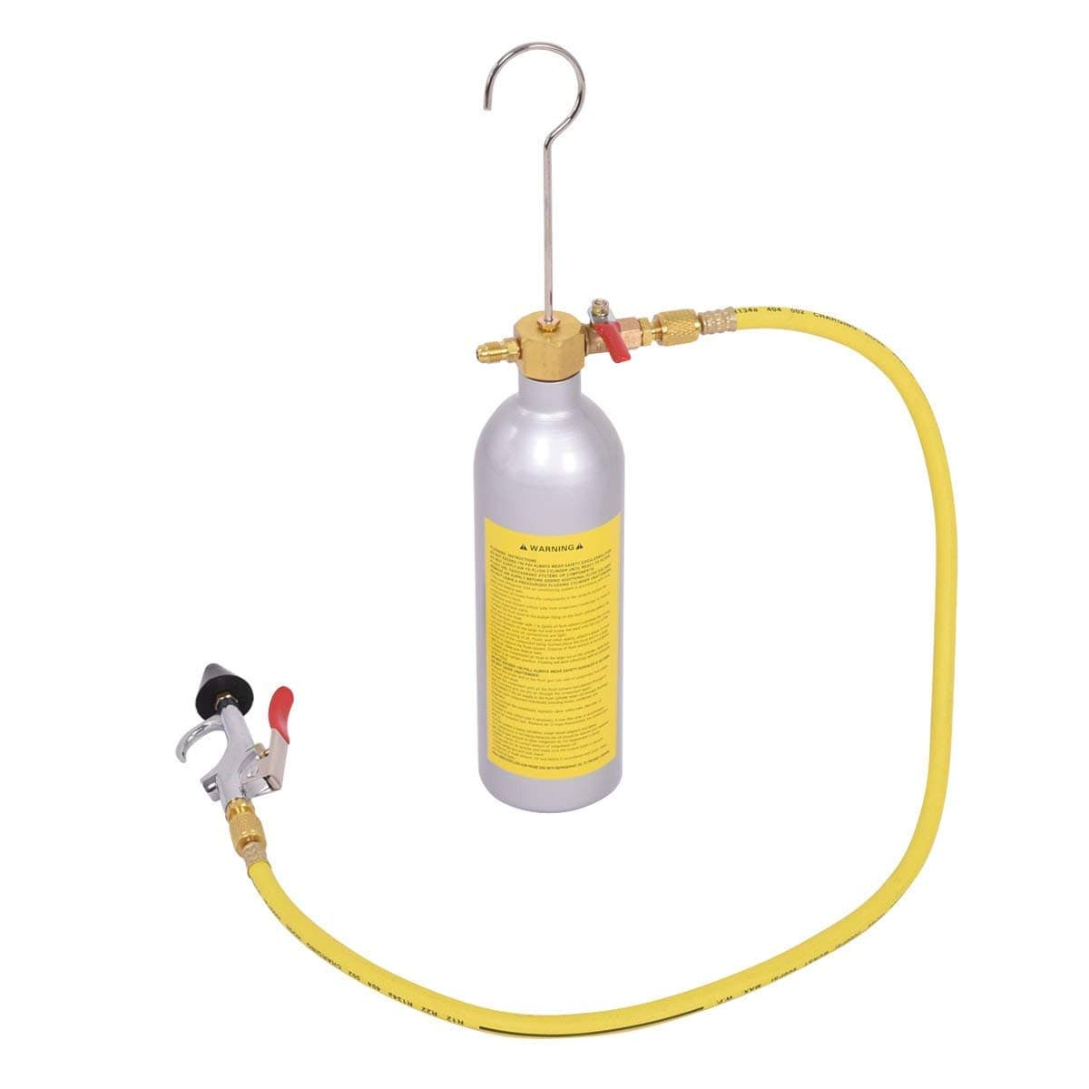 GOFLAME A/C Air Conditioner System Flush Gun Tool Kit Set R134 R12 R22 R410 R404