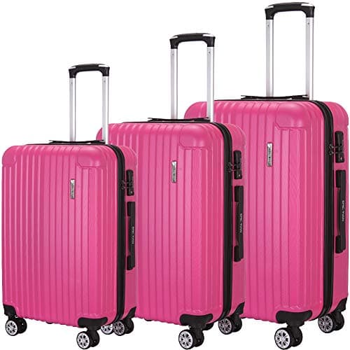 Luggage set Suitcase ABS 3 Piece with TSA Lock Spinner 20in24in28in