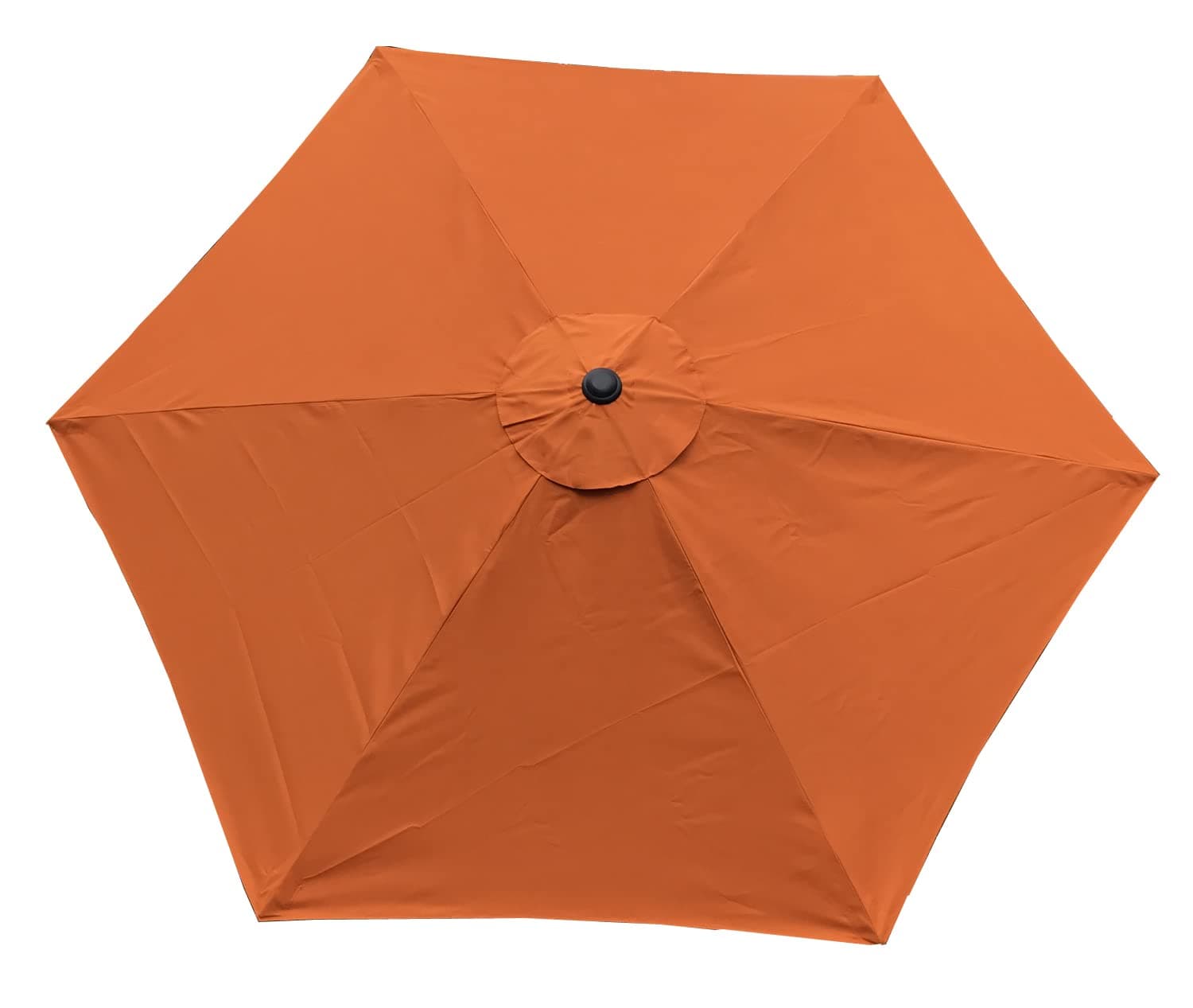 DECOR Replacement Orange STRONG & THICK Umbrella Canopy for 9ft 6 Ribs TERRA COTTA/BURNT ORANGE (Canopy Only)