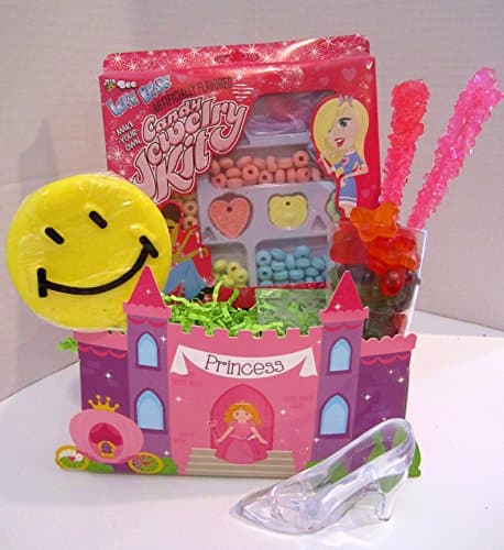 Princess Candy Gift Basket filled with Novelty Candy