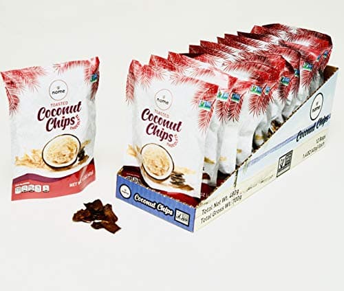 Coconut Chips (Chocolate) 12 Pack - 1.4oz - Simple Ingredients - Non-GMO - Gluten Free - No Preservatives - Keto and Paleo Diet …