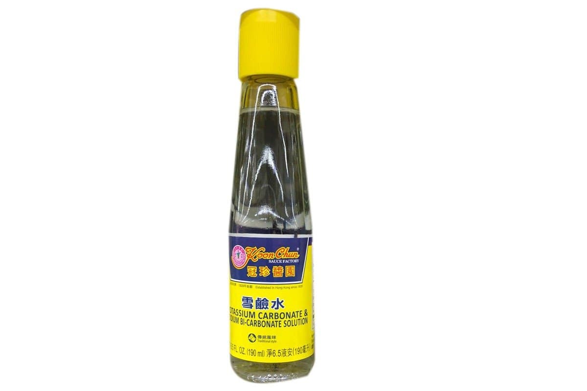 Potassium Carbonate & Sodium Bi-Carbonate Solution (Lye Water) - 6.5fl oz (Pack of 3)