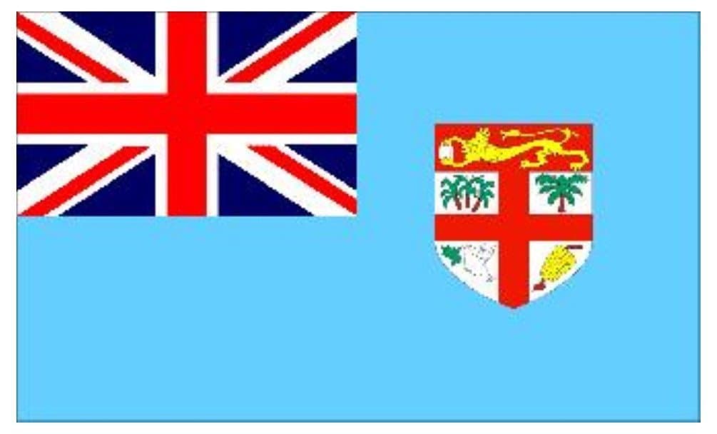 Fiji Flag 3ft x 2ft Medium - 100% Polyester - Metal Eyelets - Double Stitched